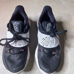Kids Black and White Athletic Shoes